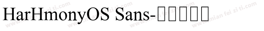 HarHmonyOS Sans字体转换